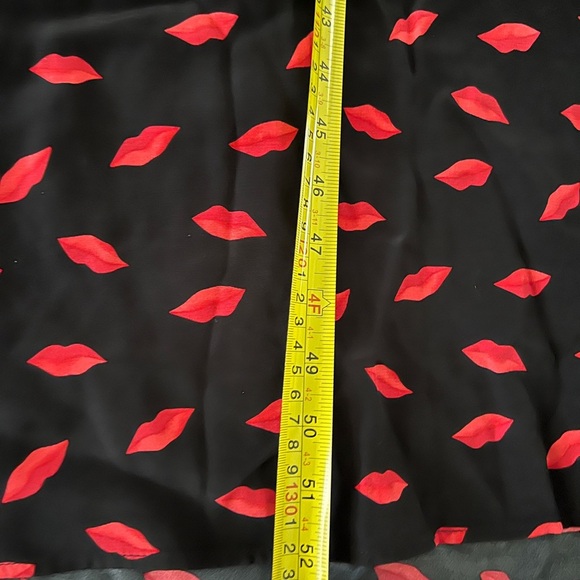 A New Day black and red Flutter Sleeve Midi Sundress - Picture 5 of 5